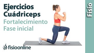 Ejercicios para fortalecer y recuperar el músculo cuádriceps (fase inicial)