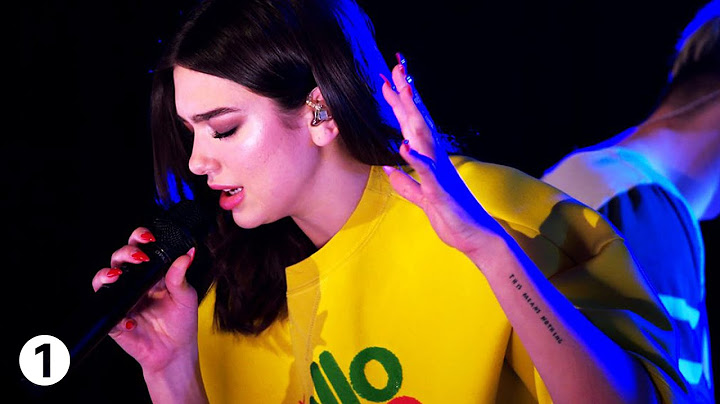 IDGAF Live version - Live performance video thumbnail