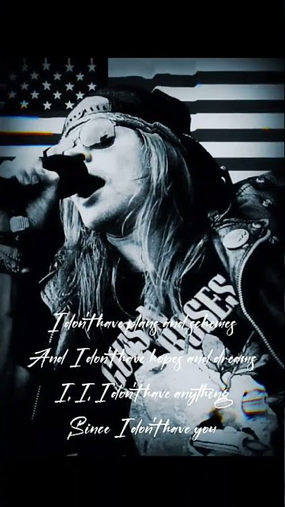 Gun's And Roses Since I Don't Have You Lyrics Ringtone