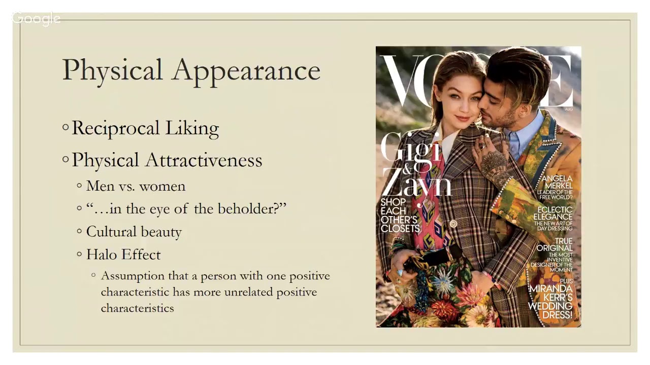 Interpersonal Attraction Interpersonal Attraction