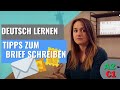 Deutsch lernen: Tipps zum Brief schreiben (A2-C1)