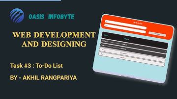OASIS LEVEL2 TASK3 To do list web 1080p