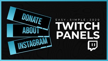 Create TWITCH PANELS in 3 minutes | Twitch Panels Photoshop Tutorial - FREE DOWNLOAD