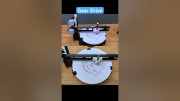 Polar CNC Plotter V4 (3D Printed Hybrid Model #3dprinting #arduino #robotics