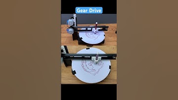 Polar CNC Plotter V4 (3D Printed Hybrid Model #3dprinting #arduino #robotics