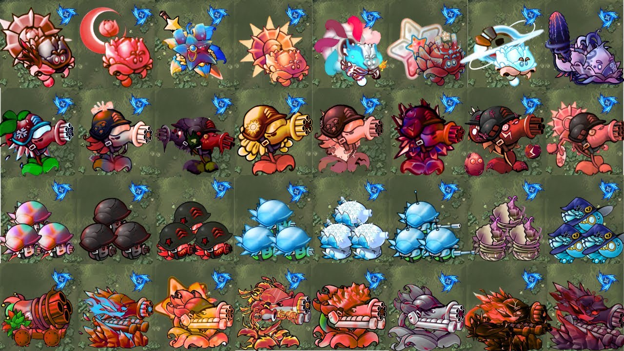 PVZ 1 Fusion 2.3 Challenge - 1 All Plants Fusion VS 300 Obsidian ...