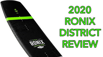 2020 Ronix District Wakeboard Review