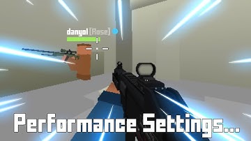 Using PERFORMANCE SETTINGS in Krunker.io Ranked with DANYOL!