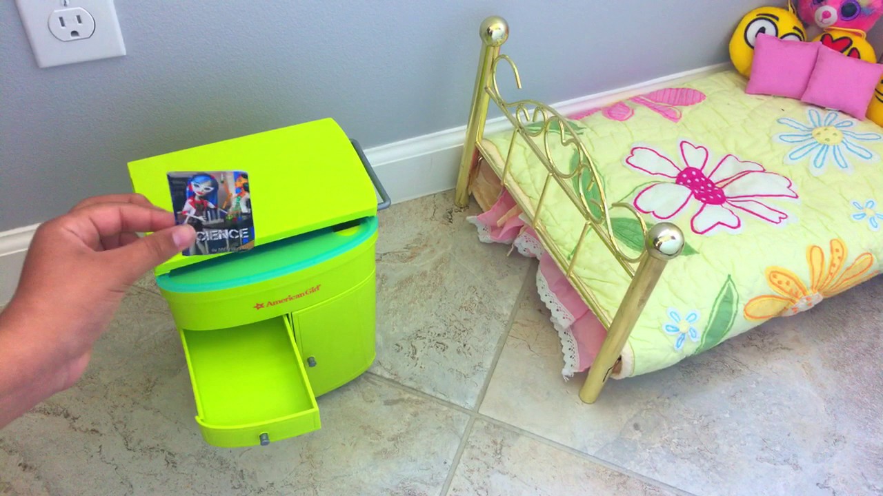 DIY American Girl Doll Bedroom YouTube