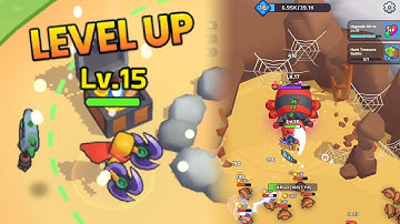 LEVEL 15 & SPIDER BOSS IS OP - XP Hero (Android, iOS) Gameplay Part 3