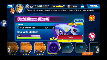 1 turn a 150,000,000 HP raid boss [KHUX]