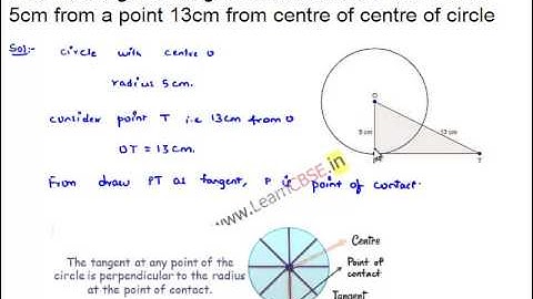 RD Sharma class 10 Solutions Chapter 10 Circles Exercise 10.2  Q2