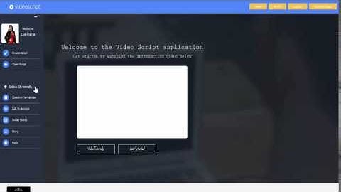 Video Script Software Training: 1 Intro