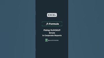How to Clean Up #N/A Errors in Excel | IFERROR Explained for Beginners #excel