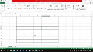 Dar un mismo alto y ancho a un grupo de filas y columnas en EXCEL