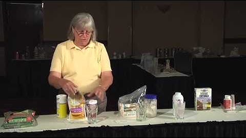 Pesticide Formulations Demonstration with Common Household Products