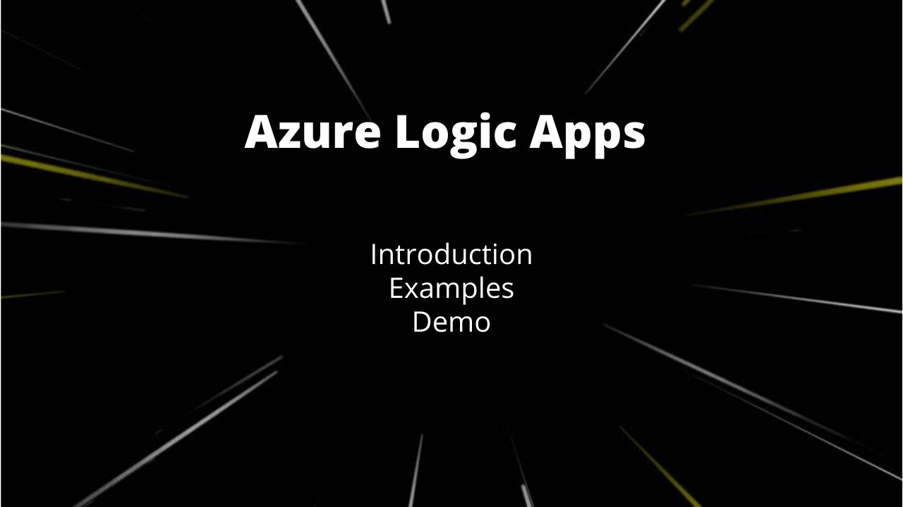 Azure logic Apps | Introduction | Examples| Demo | #1 - YouTube