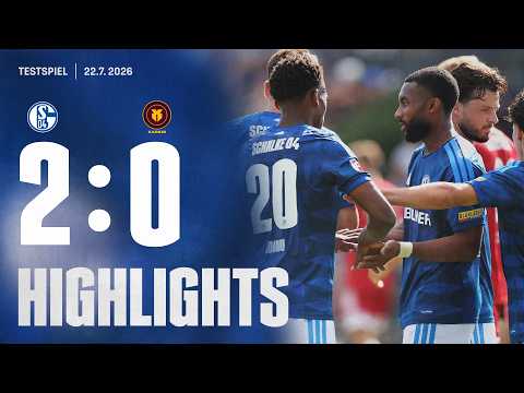 SYLLA und LASME erneut zur Stelle | HIGHLIGHTS | FC Schalke 04 - FC Kharkiv 2:0 — football highlights