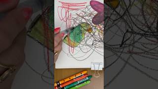 did you do this as a kid?✨ #scribbleart #scribbles #easyart #creativeideas #drawingideas