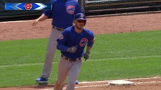 CHC@BAL: Bryant clubs a two-run homer to left-center