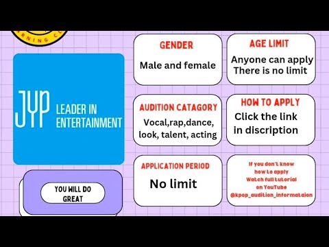 Jyp Application Form how to fill out a form for audition in JYP entertainment || JYP ...