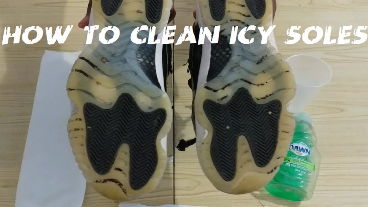 how to clean ice on jordans