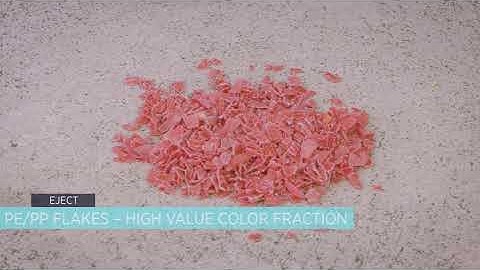 PP/PE Color Mix - INNOSORT FLAKE - Application Video