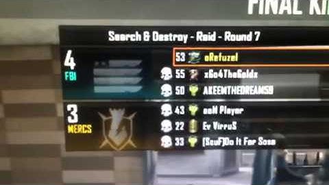 GB Dispute Proof 4-3 win Raid Second Map (Opponent The boys from texas)