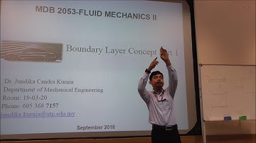 Lecture 6 Part 1: Boundary Layer Concept