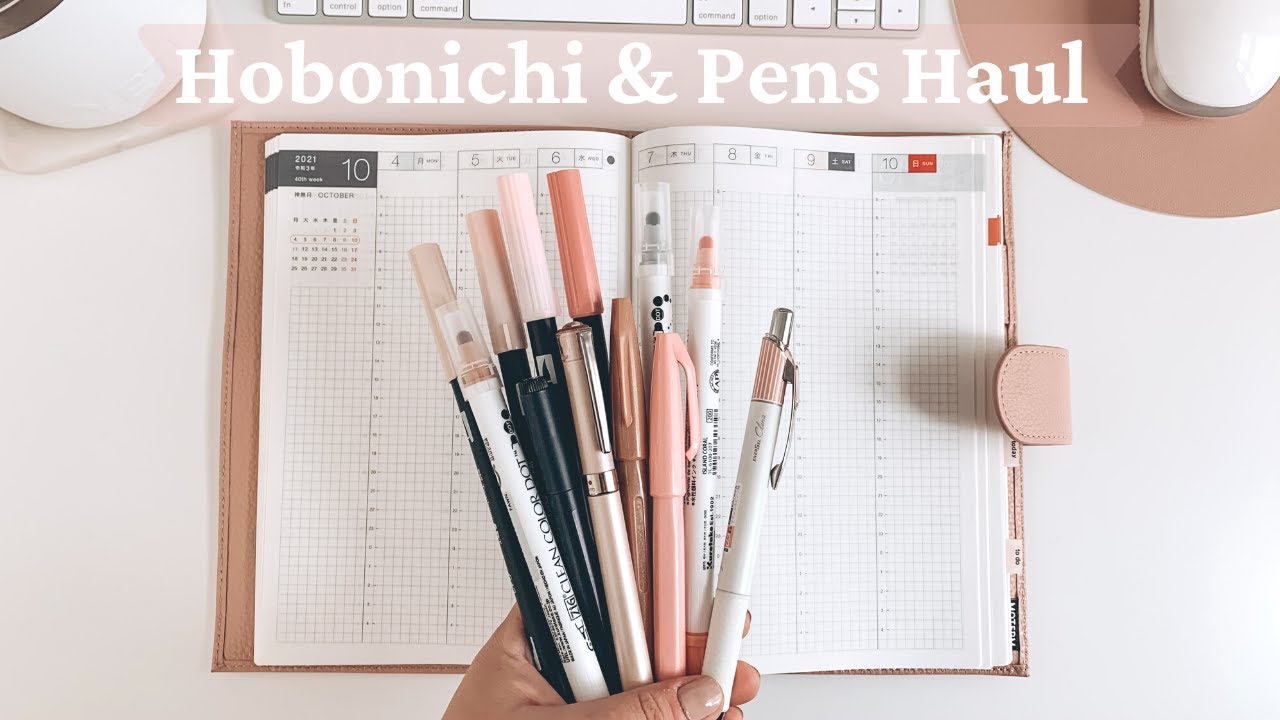 2021 Hobonichi Cousin and Pretty New Pens + Swatches | JetPens Haul