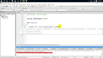 Complete C++ Beginners Tutorial Zero to hero 40 Topics in Urdu vs2017 Lesosn05