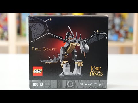 LEGO Icons 40693 Lord of the Rings: Fell Beast - LEGO Speed Build Review