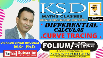 Curve Tracing (Folium) /Differential calculus