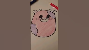 Squishmallow cow squishy♥️