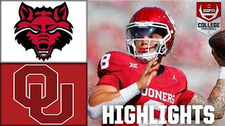 🚨 NO MERCY FOR THE RED WOLVES 🚨 Oklahoma Sooners vs. Arkansas State | Full Game Highlights