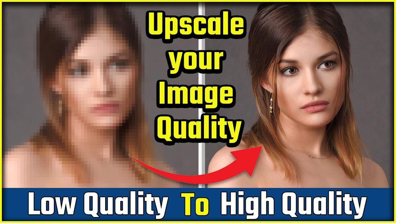 Upscale your Image Quality in Photoshop | Increase photo size | New Upscale Feature in photoshop