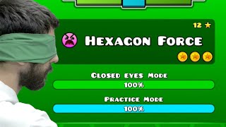 Geometry Dash - Level 16 Hexagon Force Closed Eyes screenshot 4