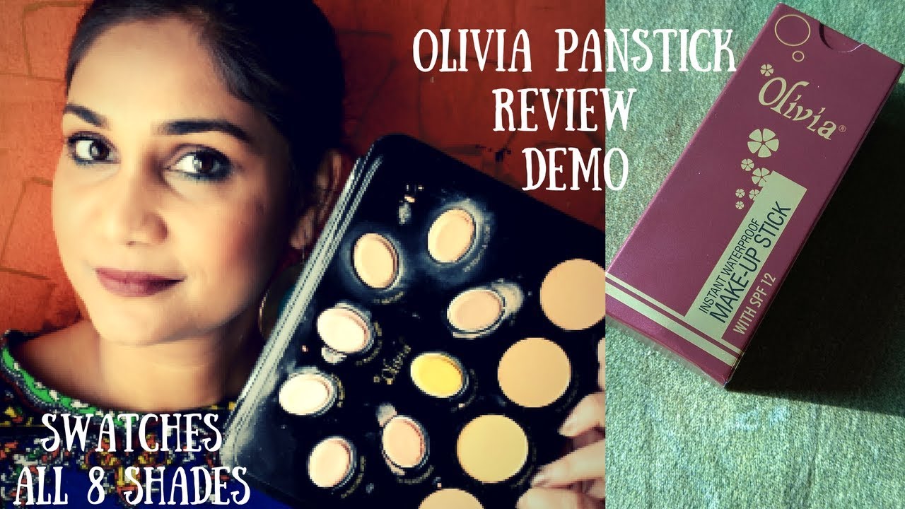 Olivia Panstick All 8 Shades Swatches