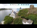 Vidéo aérienne d'une ile Bretonne filmé d'un drone