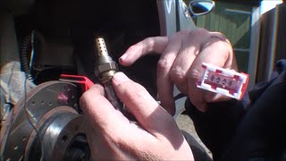 Porsche Boxster 986 changing Seized O2 Sensors