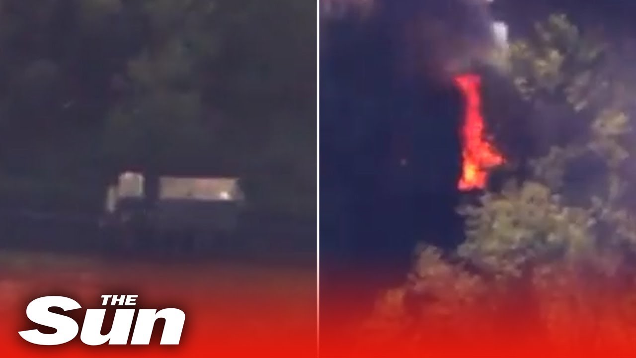 Ukrainian 45th Artillery Brigade hunts Russian military vehicle