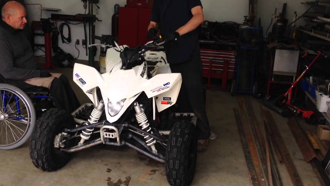 LTR 450 first start after engine rebuilt YouTube