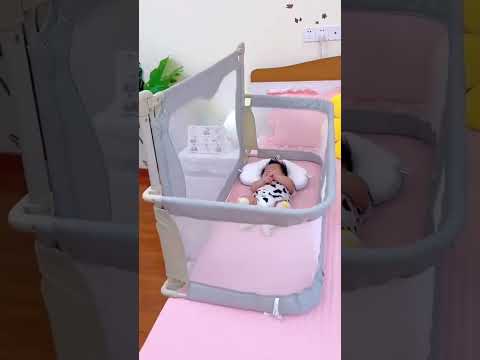 Product Link in Bio ( # 1616 ) @MaviGadgets ✅ Baby Comfy Safety Lightweight Bed Side Crib #gadget