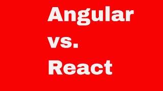 Angular vs React   Which to choose