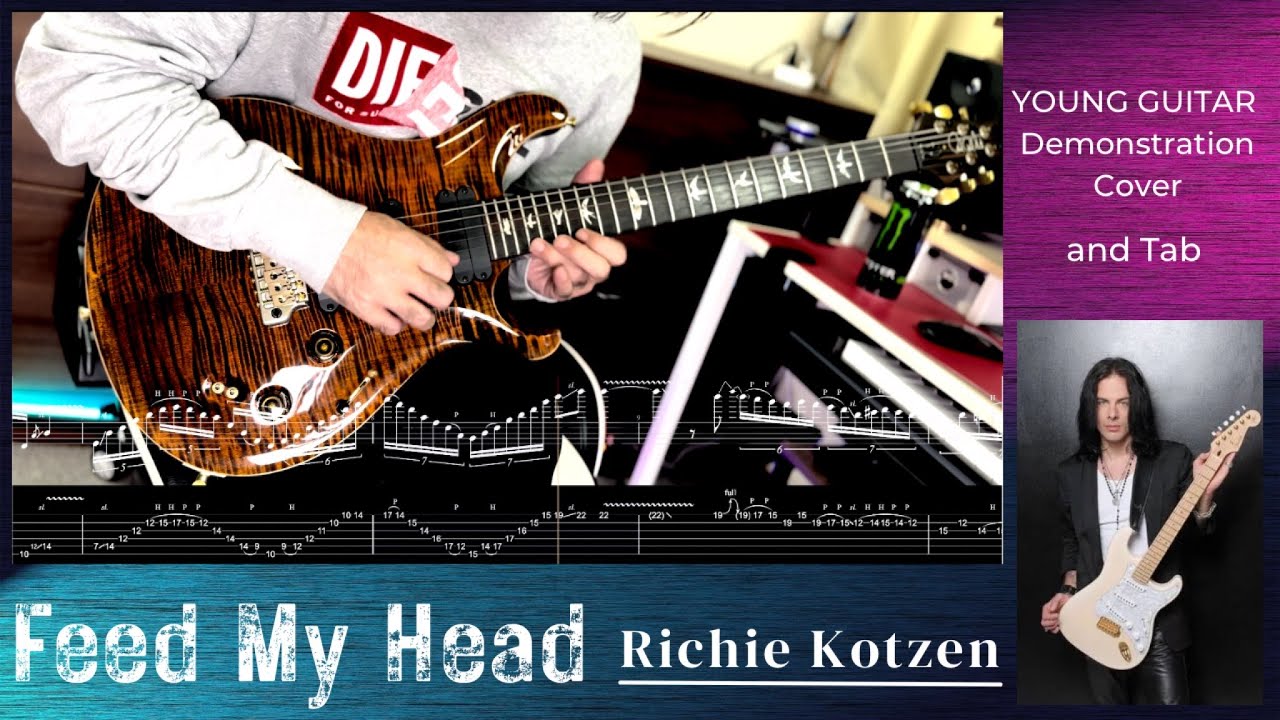 Tab】Feed My Head/Richie Kotzen-Guitar Solo Cover - YouTube