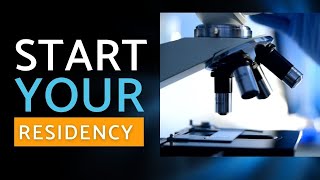 First Year Residency. What To Do