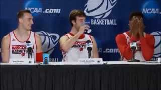 College basketball player forgets microphone is on (audio enhanced)