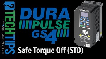 DURApulse GS4 VFD STO (Safe Torque Off) from AutomationDirect
