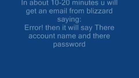 how to hack a wow account THE REAL WAY!!!