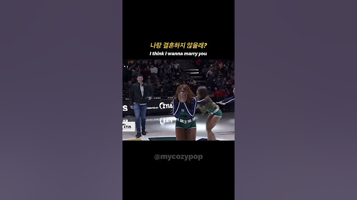 레전드 공개 프로포즈💍 Bruno Mars - Marry You #가사해석 #shorts #프로포즈